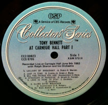 Carica l'immagine nel visualizzatore di Gallery, Tony Bennett With Ralph Sharon And His Orchestra : At Carnegie Hall Recorded Live June 9, 1962 (2xLP, Album, RE, Gat)