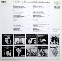 Carica l'immagine nel visualizzatore di Gallery, Bouzouki Ensemble Tasos Karakatsanis : 12 Sirtakis von Theodorakis / Hadjidakis / Xarchakos (Folge 2) (LP, Comp)