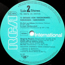 Carica l'immagine nel visualizzatore di Gallery, Bouzouki Ensemble Tasos Karakatsanis : 12 Sirtakis von Theodorakis / Hadjidakis / Xarchakos (Folge 2) (LP, Comp)