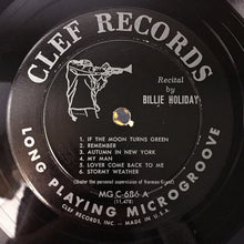 Carica l'immagine nel visualizzatore di Gallery, Billie Holiday : Recital By Billie Holiday (LP, Comp, Mono)