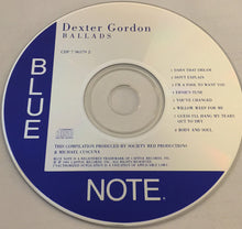 Carica l'immagine nel visualizzatore di Gallery, Dexter Gordon : Ballads (CD, Comp)