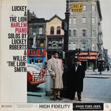 Carica l'immagine nel visualizzatore di Gallery, Charles "Luckey" Roberts & Willie "The Lion" Smith : Luckey & The Lion: Harlem Piano Solos By Luckey Roberts & Willie 'The Lion' Smith (LP, Album, Mono)