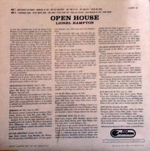 Carica l'immagine nel visualizzatore di Gallery, Lionel Hampton And His Orchestra : Open House (LP, Comp)