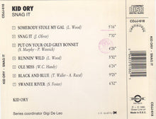 Carica l'immagine nel visualizzatore di Gallery, Kid Ory : Snag It (CD, Album)
