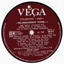 Carica l'immagine nel visualizzatore di Gallery, Maxim Saury : Religieusement Vôtre (LP, Album)