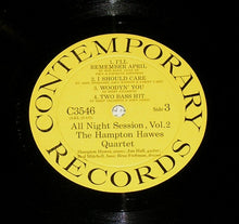 Carica l'immagine nel visualizzatore di Gallery, Hampton Hawes Quartet : All Night Session! Vol. 2 (LP, Album, Mono)