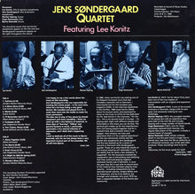 Carica l'immagine nel visualizzatore di Gallery, Jens Søndergaard Quartet Featuring Lee Konitz : Konitz In Denmark '89 (LP, Album)