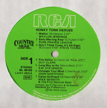 Carica l'immagine nel visualizzatore di Gallery, Various : Honky Tonk Heroes (LP, Comp)