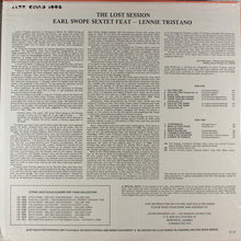 Carica l'immagine nel visualizzatore di Gallery, Earl Swope Sextet Featuring: Lennie Tristano : The Lost Session (LP, Album)