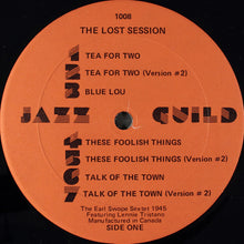 Carica l'immagine nel visualizzatore di Gallery, Earl Swope Sextet Featuring: Lennie Tristano : The Lost Session (LP, Album)