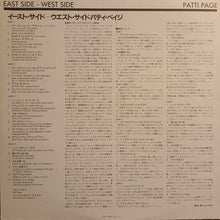 Carica l'immagine nel visualizzatore di Gallery, Patti Page : The East Side / The West Side (2xLP, RE)
