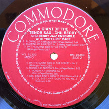 Carica l'immagine nel visualizzatore di Gallery, Leon "Chu" Berry : A Giant Of The Tenor Sax (LP, Comp, Mono)