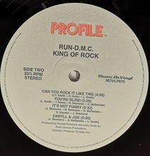 Carica l'immagine nel visualizzatore di Gallery, Run-DMC : King Of Rock (LP, Album, RE, 180)