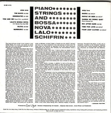 Carica l'immagine nel visualizzatore di Gallery, Lalo Schifrin : Piano, Strings And Bossa Nova (CD, Album, Ltd, RE, RM)