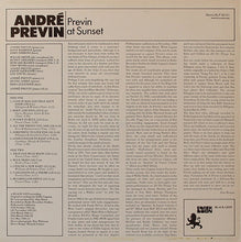 Carica l'immagine nel visualizzatore di Gallery, André Previn : Previn At Sunset (LP, Album, Mono, RE)