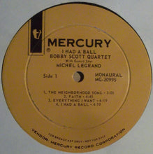 Carica l'immagine nel visualizzatore di Gallery, Bobby Scott Quartet With Guest Star Michel Legrand : I Had A Ball (LP, Album, Mono, Promo)