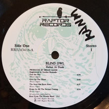 Carica l'immagine nel visualizzatore di Gallery, Blind Owl (2) : Debut At Dusk (LP, Album)