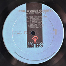 Carica l'immagine nel visualizzatore di Gallery, The Phil Woods Quartet : Warm Woods (LP, Album, RE)