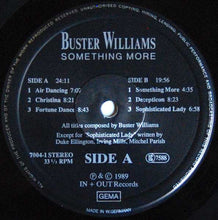 Carica l'immagine nel visualizzatore di Gallery, Buster Williams : Something More (LP, Album)