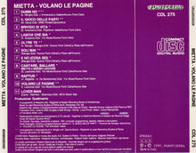 Carica l'immagine nel visualizzatore di Gallery, Mietta : Volano Le Pagine (CD, Album)