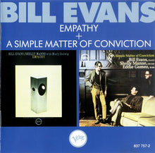 Carica l'immagine nel visualizzatore di Gallery, Bill Evans : Empathy + A Simple Matter Of Conviction (CD, Comp, RM)