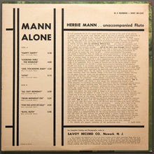Carica l'immagine nel visualizzatore di Gallery, Herbie Mann : Mann Alone (LP, Album)