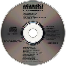 Carica l'immagine nel visualizzatore di Gallery, Adamski : Liveandirect (CD, Album, Mixed)