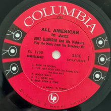 Carica l'immagine nel visualizzatore di Gallery, Duke Ellington And His Orchestra : All American In Jazz (LP, Album, Mono)