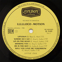 Carica l'immagine nel visualizzatore di Gallery, Little Eva : Llllloco-Motion (LP, Album, RP)