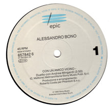 Carica l'immagine nel visualizzatore di Gallery, Alessandro Bono Duetto Con Andrea Mingardi : Con Un Amico Vicino (12")