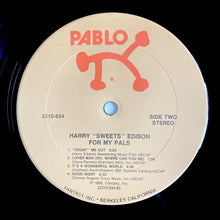 Carica l'immagine nel visualizzatore di Gallery, Harry Edison : For My Pals (LP, Album, Car)