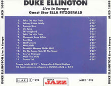 Carica l'immagine nel visualizzatore di Gallery, Duke Ellington Guest Star Ella Fitzgerald : Live In Europe (CD, Album)