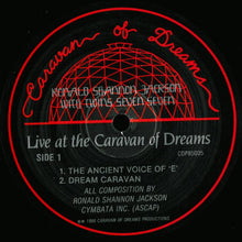 Carica l'immagine nel visualizzatore di Gallery, Ronald Shannon Jackson With Twins Seven Seven : Live At The Caravan Of Dreams (LP, Album)