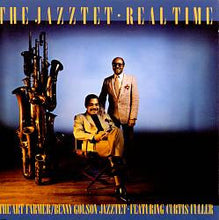 Carica l'immagine nel visualizzatore di Gallery, The Jazztet Featuring Curtis Fuller : The Jazztet - Real Time (LP, Album)