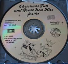 Carica l'immagine nel visualizzatore di Gallery, Various : Christmas Fun And Great New Hits For '91 (CD, Comp, Promo)