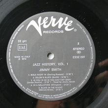 Carica l'immagine nel visualizzatore di Gallery, Jimmy Smith : Jazz-History, Vol. 1 (2xLP, Comp, Gat)