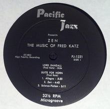 Carica l'immagine nel visualizzatore di Gallery, Fred Katz With Paul Horn And The Chico Hamilton Quintet : Zen: The Music Of Fred Katz (LP, Album)