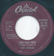 Carica l'immagine nel visualizzatore di Gallery, The Knack (3) : Baby Talks Dirty / End Of The Game (7")