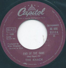 Carica l'immagine nel visualizzatore di Gallery, The Knack (3) : Baby Talks Dirty / End Of The Game (7")