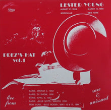 Carica l'immagine nel visualizzatore di Gallery, Lester Young : Prez's Hat Vol. 1 (LP, Album)