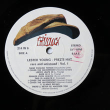 Carica l'immagine nel visualizzatore di Gallery, Lester Young : Prez's Hat Vol. 1 (LP, Album)