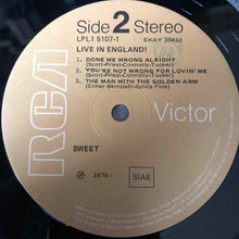 Carica l'immagine nel visualizzatore di Gallery, The Sweet : Live In England! (LP, Album)