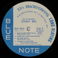 Carica l'immagine nel visualizzatore di Gallery, Sonny Red : Out Of The Blue (LP, Album, Mono, RE)