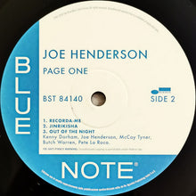 Carica l'immagine nel visualizzatore di Gallery, Joe Henderson : Page One (LP, Album, RE, 180)