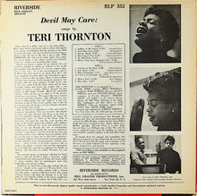 Carica l'immagine nel visualizzatore di Gallery, Teri Thornton : Devil May Care (LP, Album, RE)