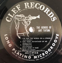 Carica l'immagine nel visualizzatore di Gallery, Art Tatum : The Genius Of Art Tatum #4 (LP, Album, Mono)