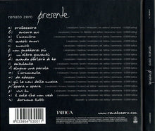 Carica l'immagine nel visualizzatore di Gallery, Renato Zero : Presente (CD, Album, Dig)