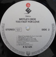 Carica l'immagine nel visualizzatore di Gallery, Mötley Crüe : Too Fast For Love (LP, Album, RE)