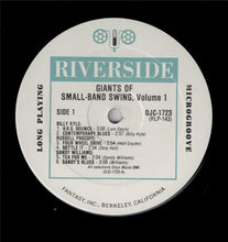 Carica l'immagine nel visualizzatore di Gallery, Various : Giants Of Small-Band Swing Volume 1 (LP, Comp, Ltd, RE, RM)