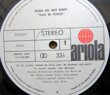 Carica l'immagine nel visualizzatore di Gallery, Maria Del Mar Bonet : Saba De Terrer (LP, Album)